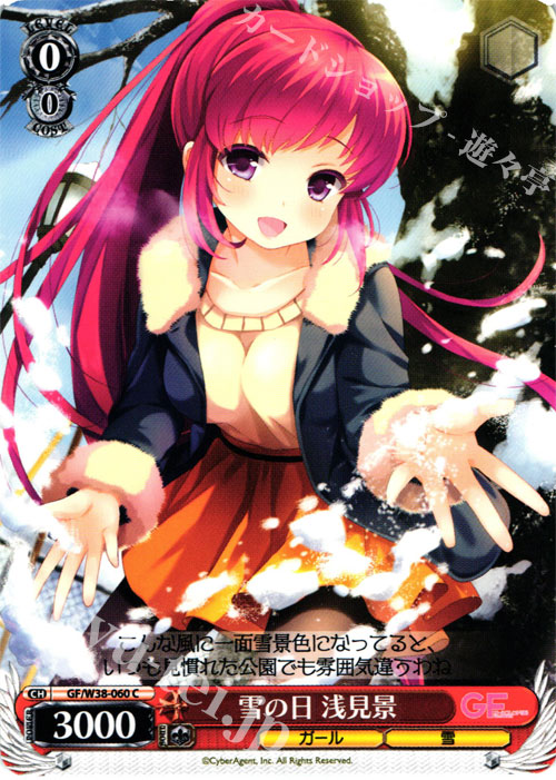 C 雪の日 浅見景 | 販売 | ガールフレンド（仮） Vol.2 | ヴァイスシュヴァルツ