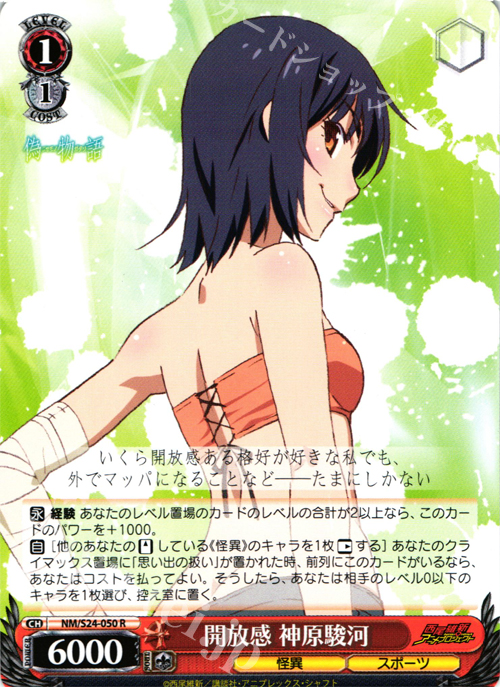 R 開放感 神原駿河 | 販売 | 偽物語 | ヴァイスシュヴァルツ