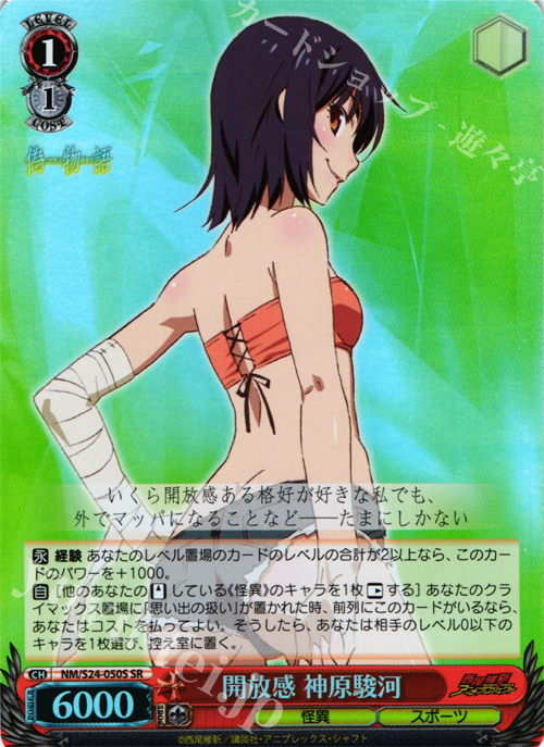 SR 開放感 神原駿河 | 販売 | 偽物語 | ヴァイスシュヴァルツ