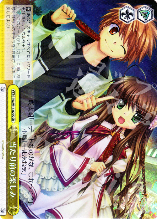 SR 当たり前の楽しみ | 販売 | Rewrite | ヴァイスシュヴァルツ