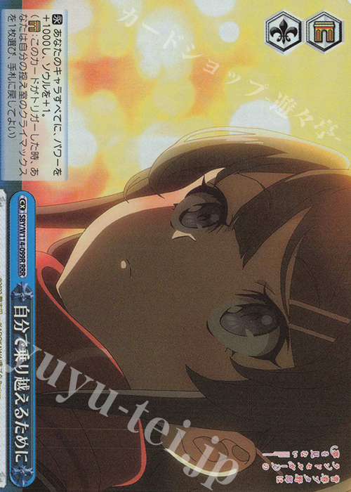 RRR 自分で乗り越えるために | 買取 | 『青春ブタ野郎』シリーズ | ヴァイスシュヴァルツ