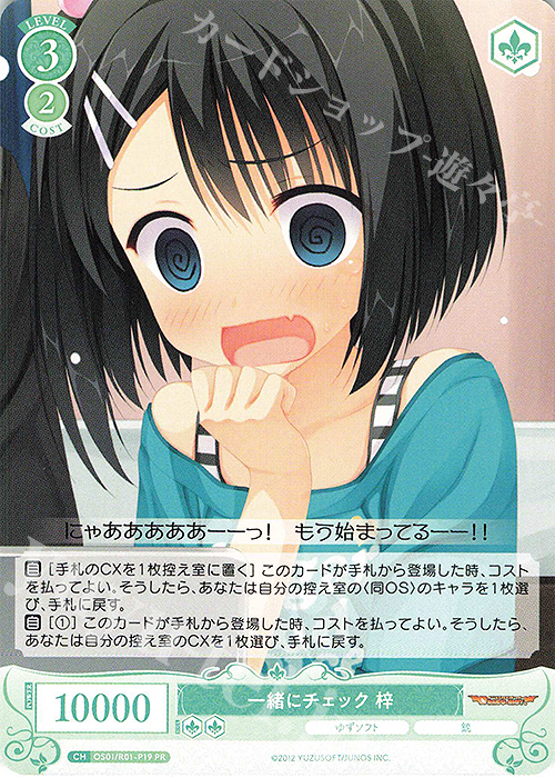 PR 一緒にチェック 梓 販売 | ゆずソフト | ヴァイス