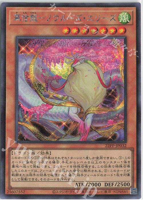 SE 華信龍-ノウルーズ・エリーズ | 買取 | [22PP] PREMIUM PACK 2022 | 遊戯王 OCG