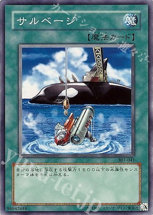【傷】 N サルベージ | 販売 | [307] 暗黒の侵略者 | 遊戯王 OCG
