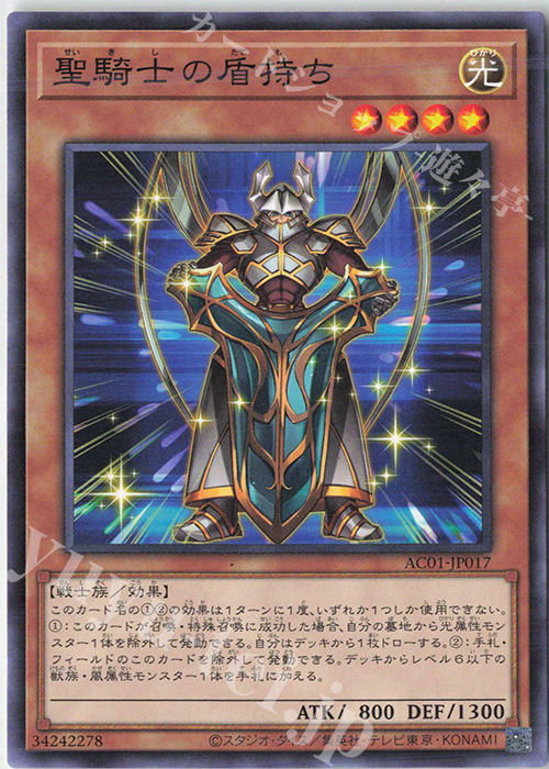 【傷】 N 聖騎士の盾持ち | 販売 | [AC01] ANIMATION CHRONICLE 2021 | 遊戯王 OCG