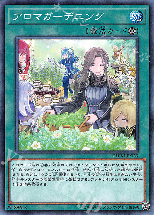 【傷】 N アロマガーデニング | 販売 | [CHIM] CHAOS IMPACT | 遊戯王 OCG
