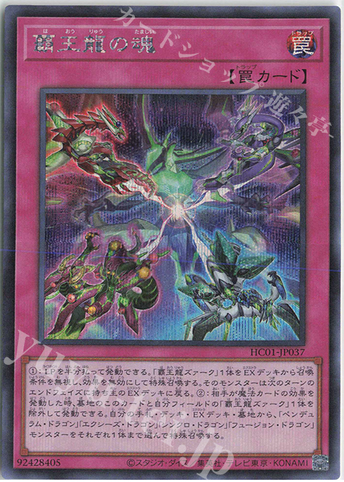 SE 覇王龍の魂 | 販売 | [HC01] HISTORY ARCHIVE COLLECTION | 遊戯王 OCG