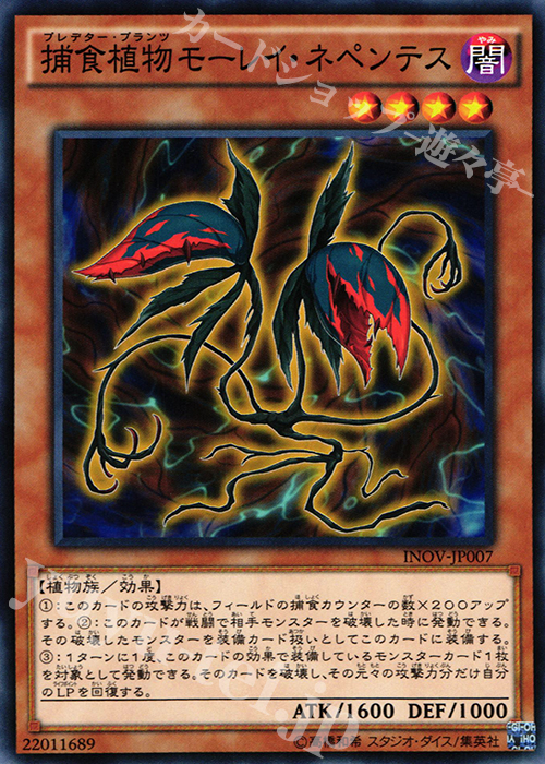 N 捕食植物モーレイ・ネペンテス | 販売 | [INOV] インベイジョン・オブ・ヴェノム | 遊戯王 OCG