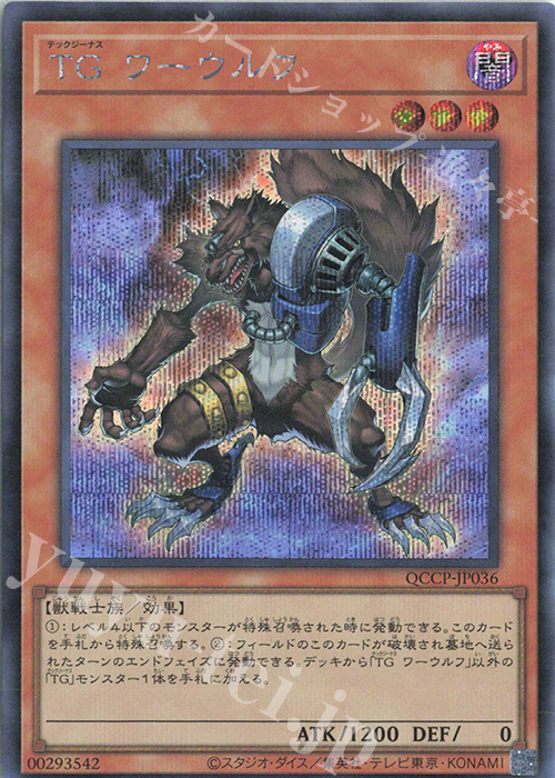 【傷】 SE TG ワーウルフ | 販売 | [QCCP] QUARTER CENTURY CHRONICLE side:PRIDE | 遊戯王 OCG