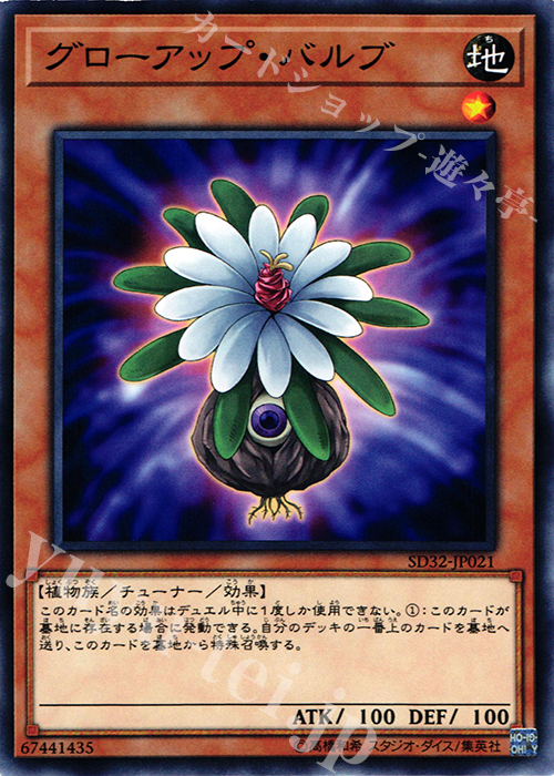 N グローアップ・バルブ | 買取 | [SD32] STRUCTURE DECK -サイバース・リンク- | 遊戯王 OCG