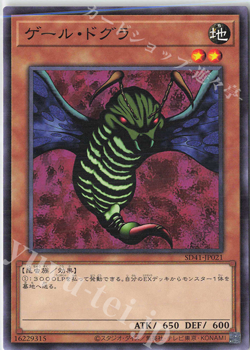 【傷】 N ゲール・ドグラ | 販売 | [SD41] STRUCTURE DECK -サイバー流の後継者- | 遊戯王 OCG