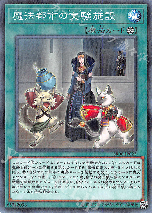 【傷】 P-N 魔法都市の実験施設 | 販売 | [SR08] STRUCTURE DECK R -ロード・オブ・マジシャン- | 遊戯王 OCG