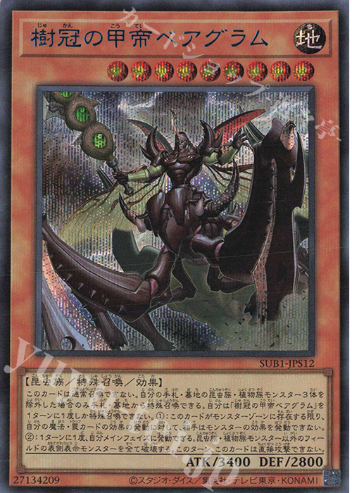 SE 樹冠の甲帝ベアグラム | 買取 | [SUB1] SECRET UTILITY BOX | 遊戯王 OCG