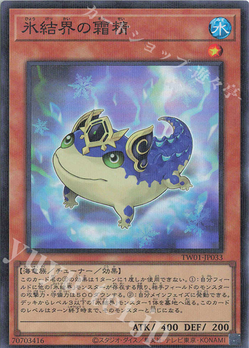 P-SR 氷結界の霜精 | 買取 | [TW01] TERMINAL WORLD | 遊戯王 OCG