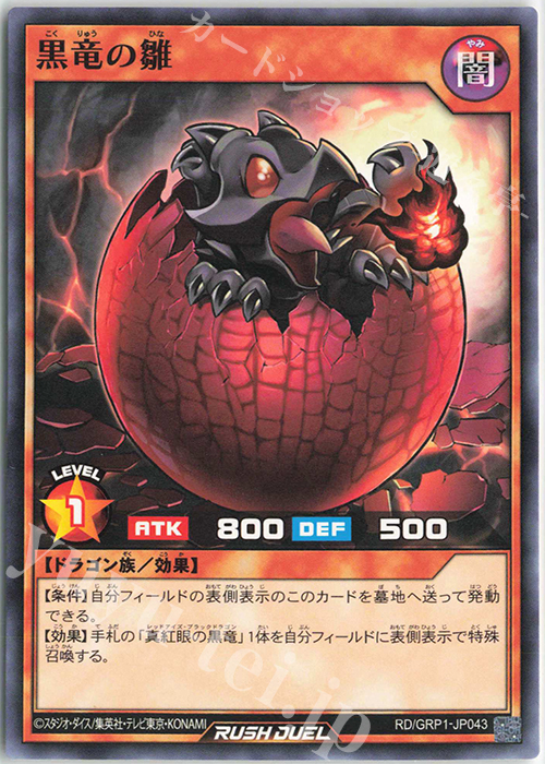 N 黒竜の雛 | 販売 | [GRP1] ゴールドラッシュパック | 遊戯王ラッシュデュエル