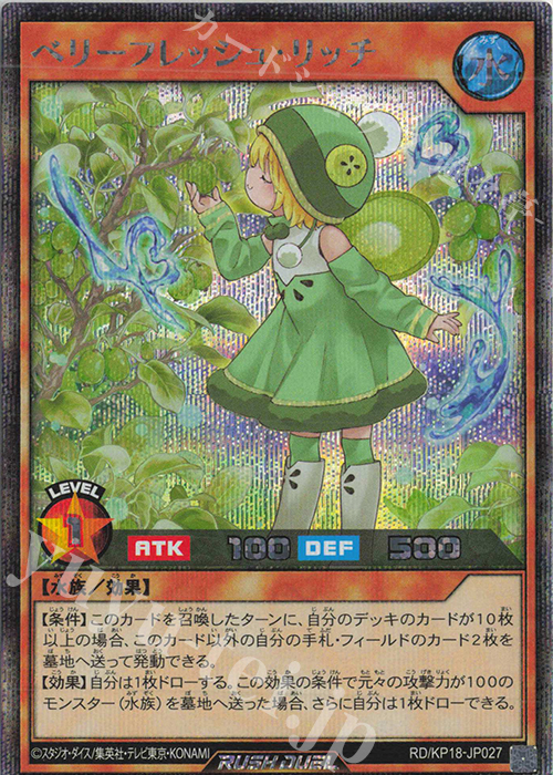 【傷】 SE ベリーフレッシュ・リッチ(イラスト違い版) | 販売 | [KP18] 幻影のダークマター | 遊戯王ラッシュデュエル