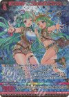  E34-088 MGNR 果てなき宙へ ニグたん＆テオゴにゃん(カードガチャ仕様) 